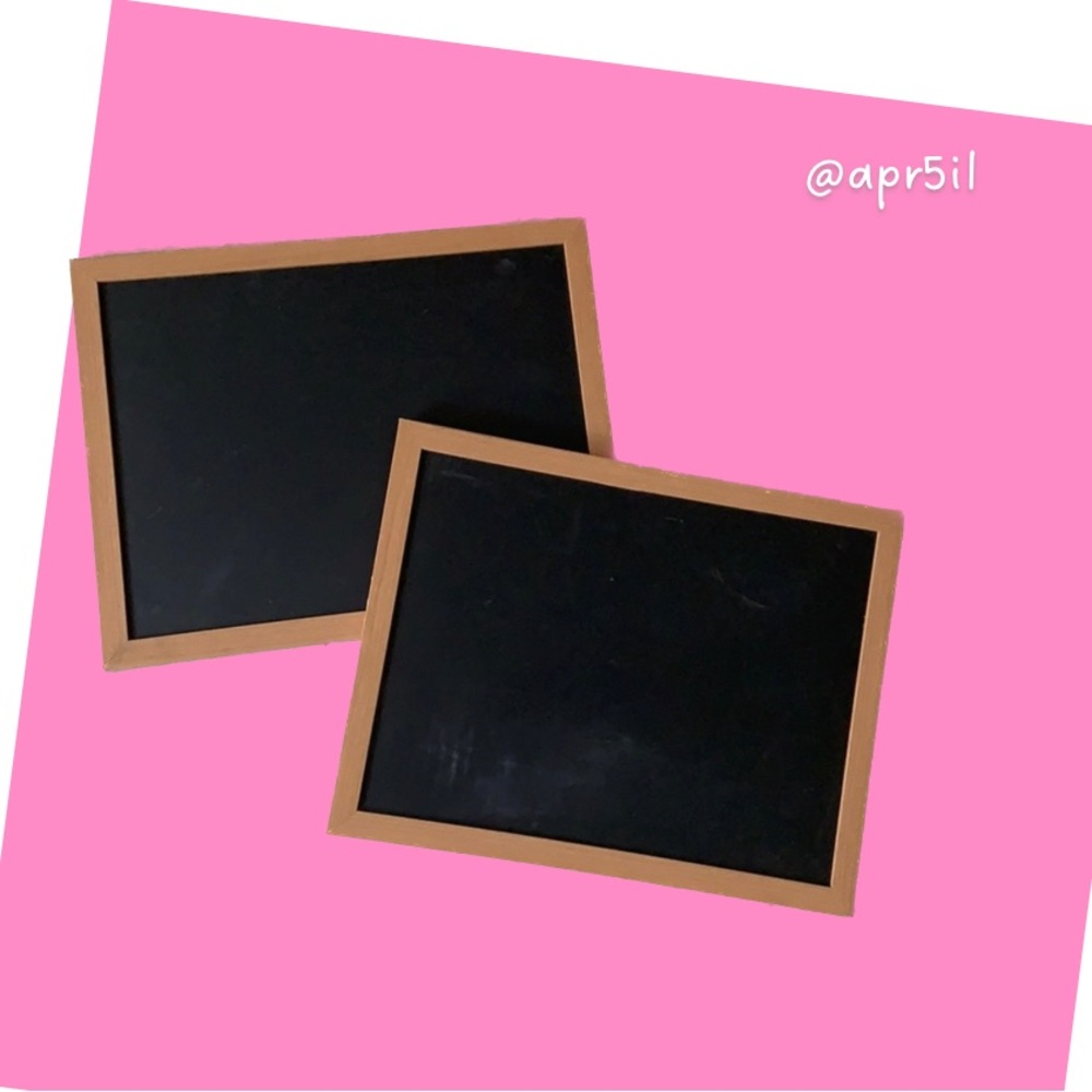 2 Chalkboards
